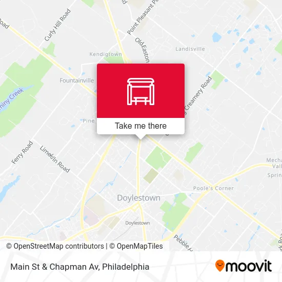 Main St & Chapman Av map