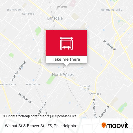 Mapa de Walnut St & Beaver St - FS