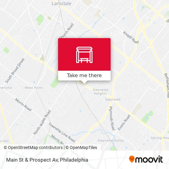 Mapa de Main St & Prospect Av