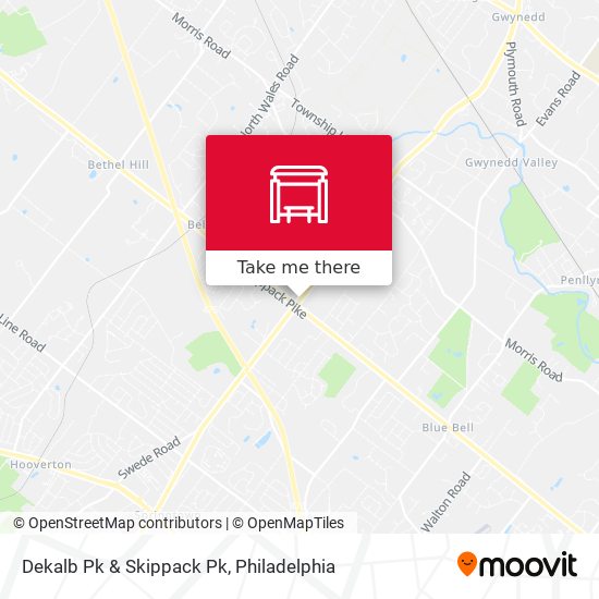 Mapa de Dekalb Pk & Skippack Pk