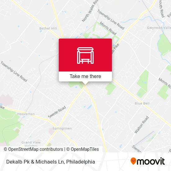 Dekalb Pk & Michaels Ln map