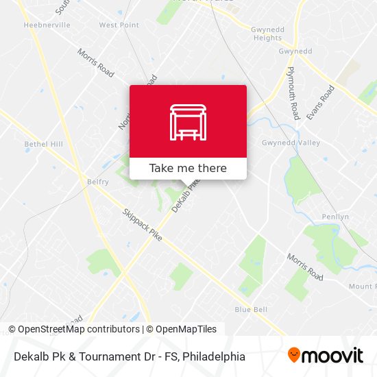 Mapa de Dekalb Pk & Tournament Dr - FS