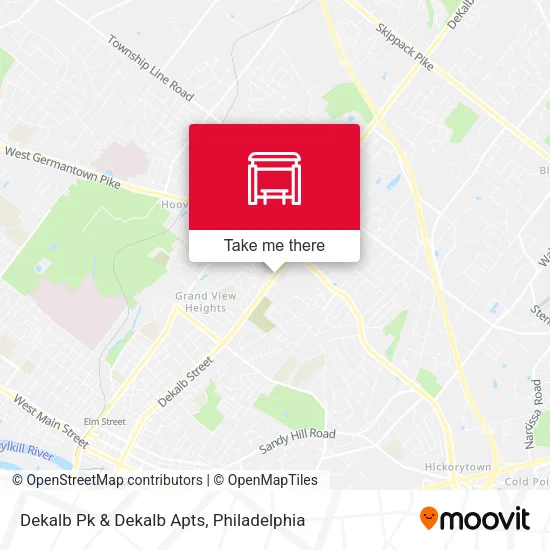 Dekalb Pk & Dekalb Apts map