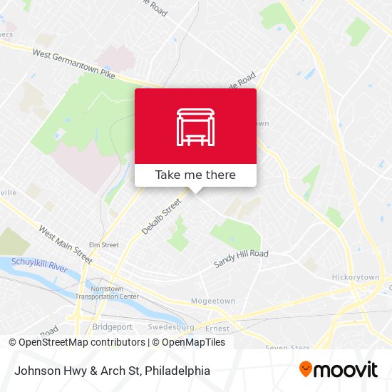 Mapa de Johnson Hwy & Arch St