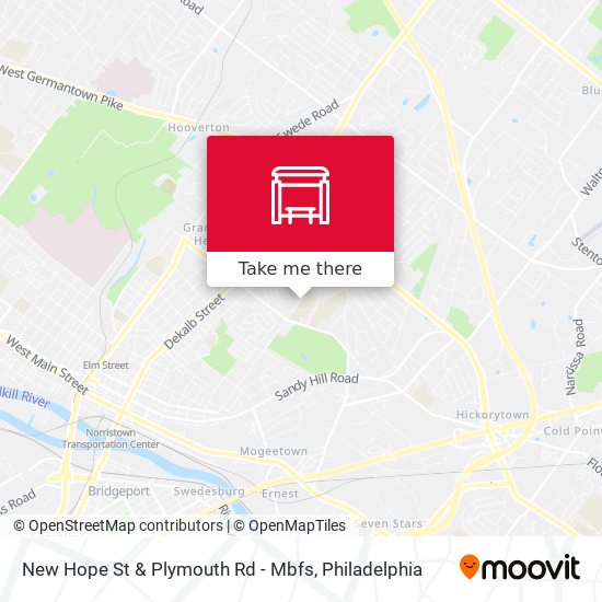 New Hope St & Plymouth Rd - Mbfs map