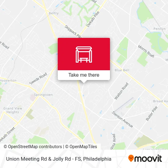 Union Meeting Rd & Jolly Rd - FS map
