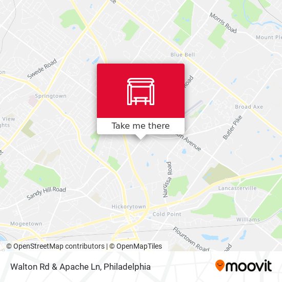 Mapa de Walton Rd & Apache Ln