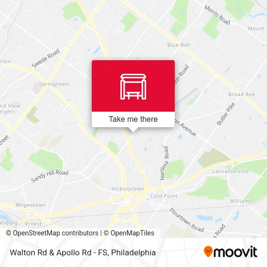 Walton Rd & Apollo Rd - FS map