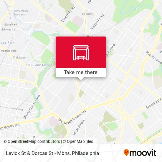 Levick St & Dorcas St - Mbns map