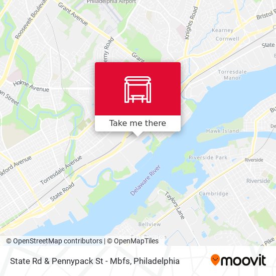 State Rd & Pennypack St - Mbfs map