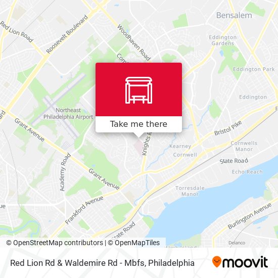 Red Lion Rd & Waldemire Rd - Mbfs map
