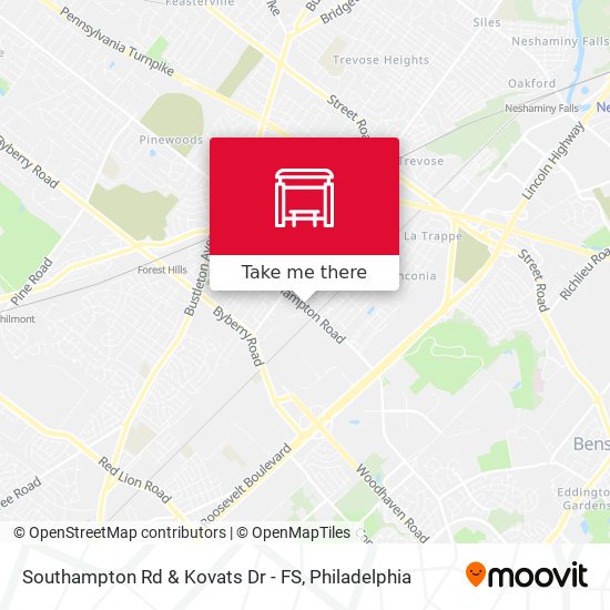 Mapa de Southampton Rd & Kovats Dr - FS