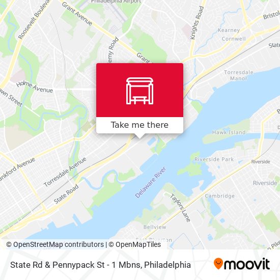 Mapa de State Rd & Pennypack St - 1 Mbns