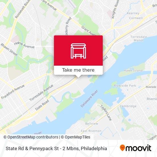 Mapa de State Rd & Pennypack St - 2 Mbns