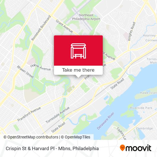 Crispin St & Harvard Pl - Mbns map