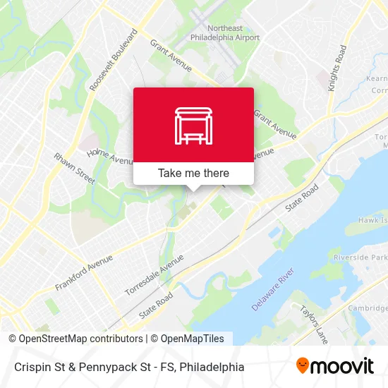 Crispin St & Pennypack St - FS map