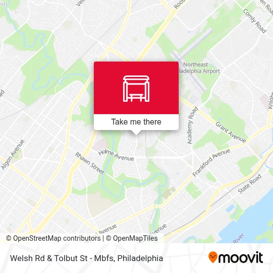 Welsh Rd & Tolbut St - Mbfs map