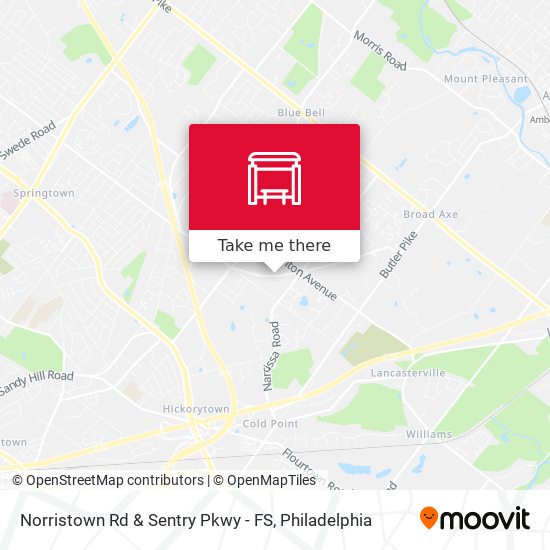 Norristown Rd & Sentry Pkwy - FS map