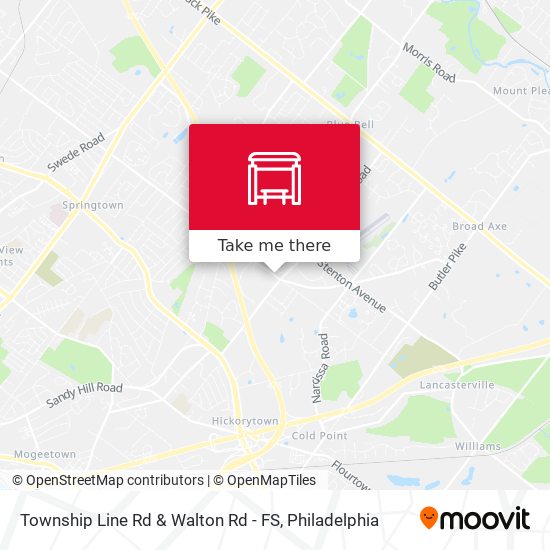 Township Line Rd & Walton Rd - FS map