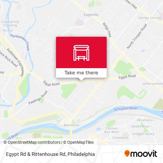 Egypt Rd & Rittenhouse Rd map