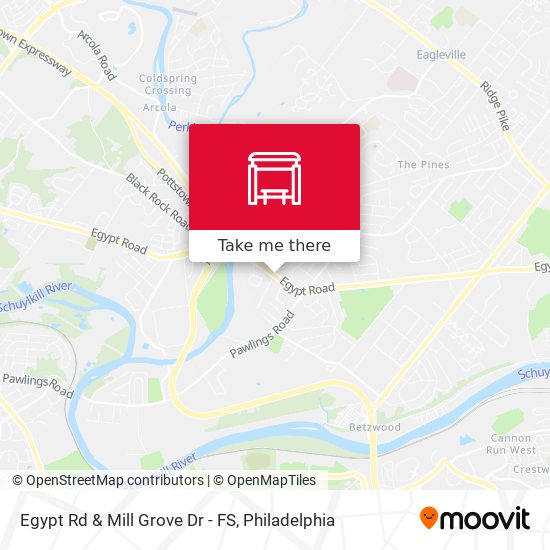 Egypt Rd & Mill Grove Dr - FS map
