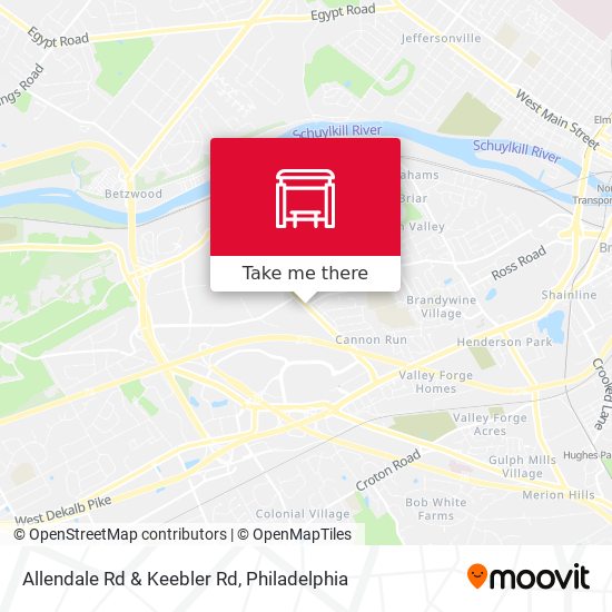 Allendale Rd & Keebler Rd map