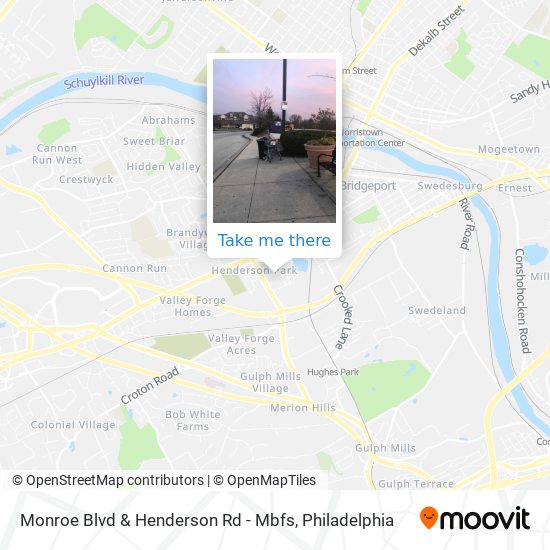 Monroe Blvd & Henderson Rd - Mbfs map