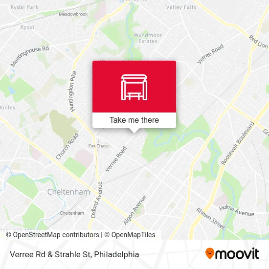 Verree Rd & Strahle St map
