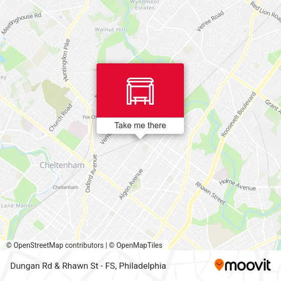 Dungan Rd & Rhawn St - FS map