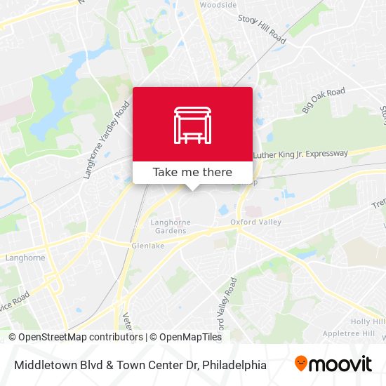 Mapa de Middletown Blvd & Town Center Dr
