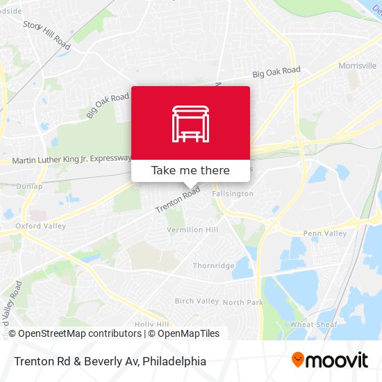 Trenton Rd & Beverly Av map