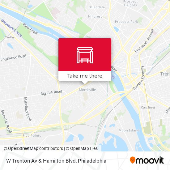 W Trenton Av & Hamilton Blvd map
