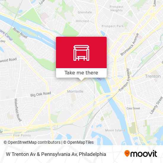Mapa de W Trenton Av & Pennsylvania Av