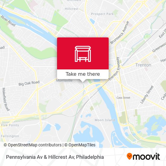 Pennsylvania Av & Hillcrest Av map
