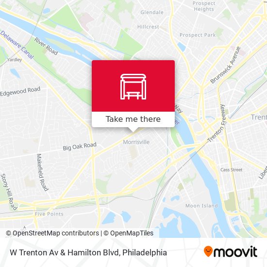 Mapa de W Trenton Av & Hamilton Blvd