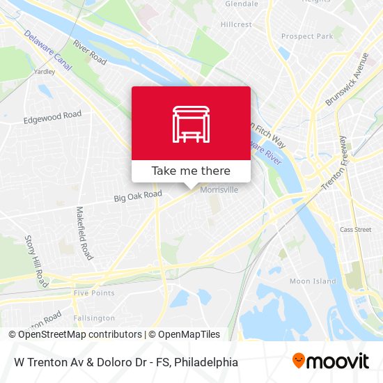 W Trenton Av & Doloro Dr - FS map