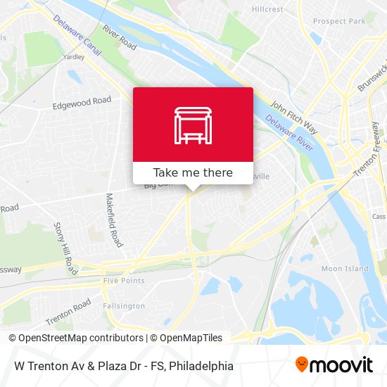 W Trenton Av & Plaza Dr - FS map