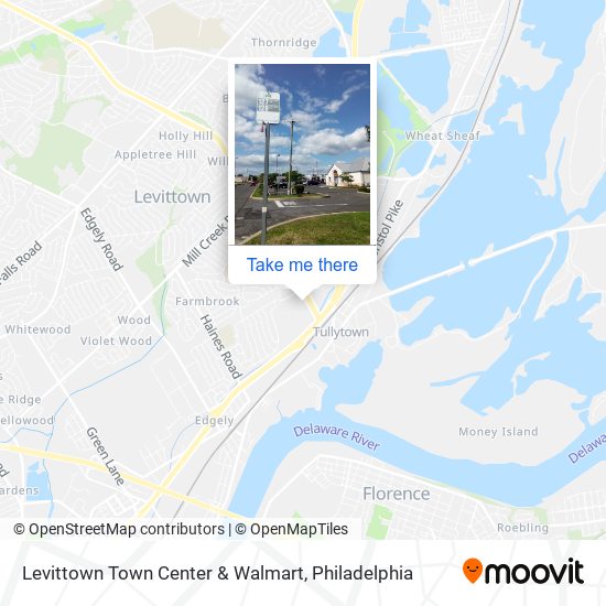 Mapa de Levittown Town Center & Walmart