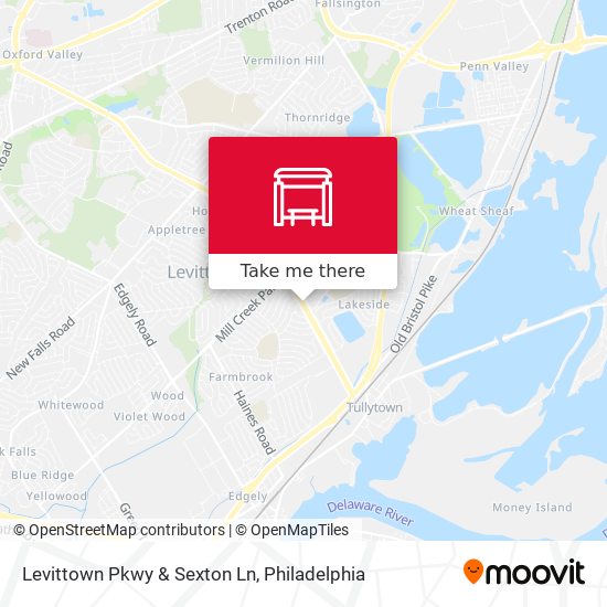 Levittown Pkwy & Sexton Ln map