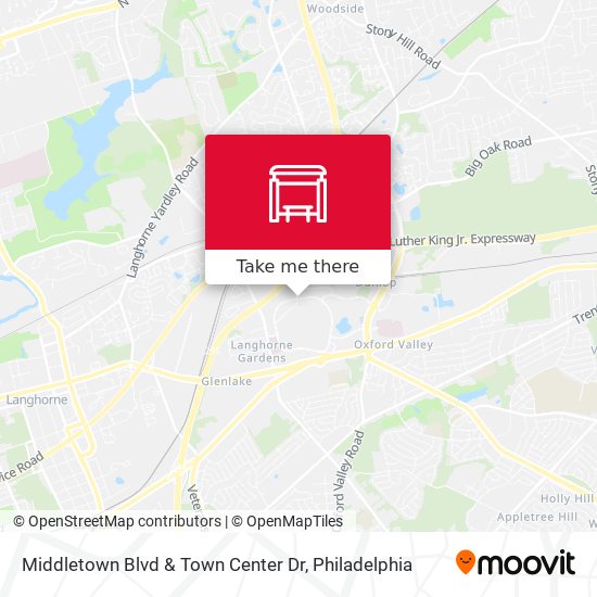 Mapa de Middletown Blvd & Town Center Dr