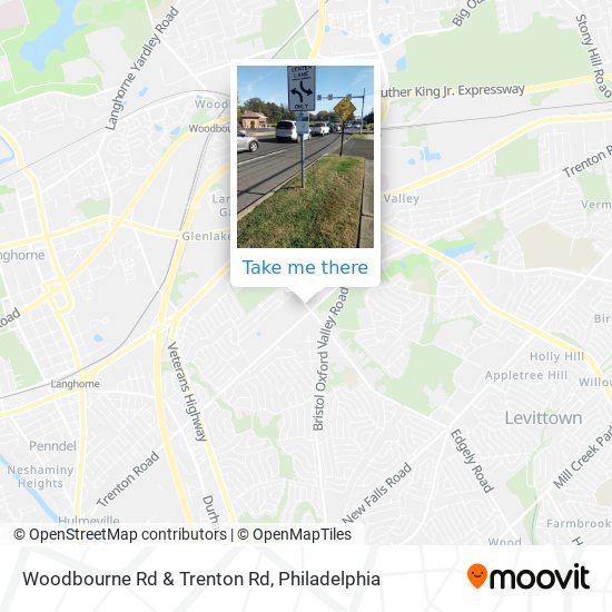 Woodbourne Rd & Trenton Rd map