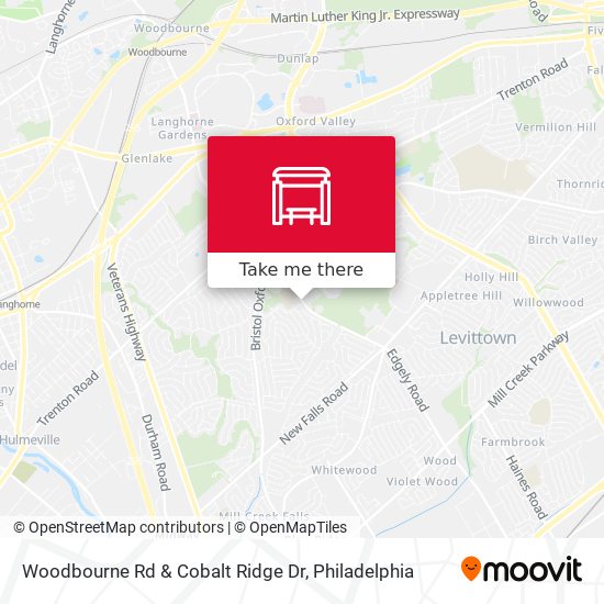 Woodbourne Rd & Cobalt Ridge Dr map