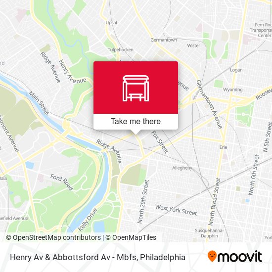 Henry Av & Abbottsford Av - Mbfs map