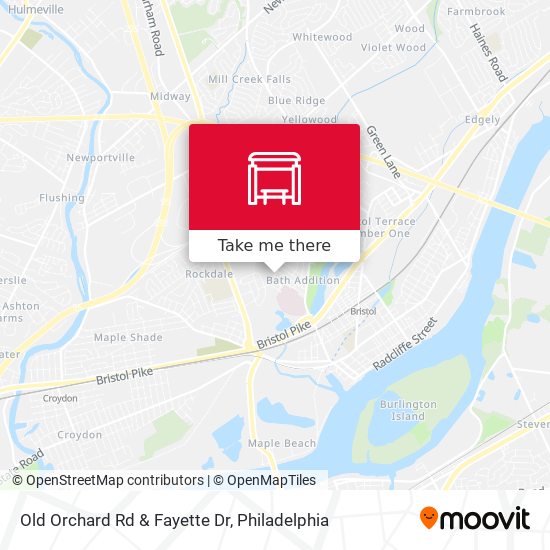 Mapa de Old Orchard Rd & Fayette Dr