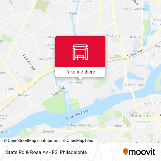 State Rd & Rosa Av - FS map