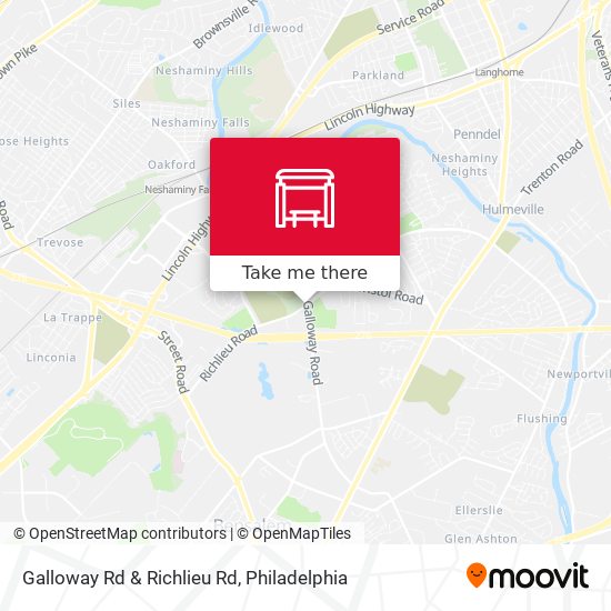 Galloway Rd & Richlieu Rd map