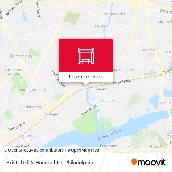 Bristol Pk & Haunted Ln map