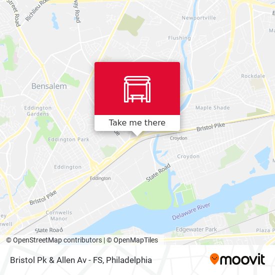 Mapa de Bristol Pk & Allen Av - FS