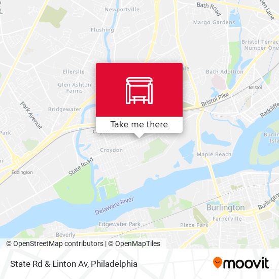 State Rd & Linton Av map