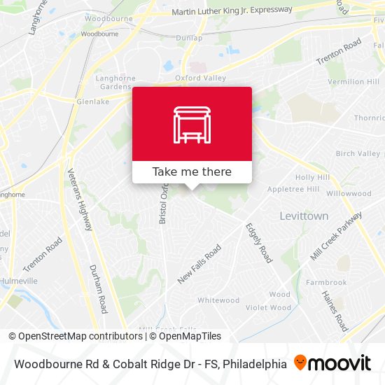Woodbourne Rd & Cobalt Ridge Dr - FS map
